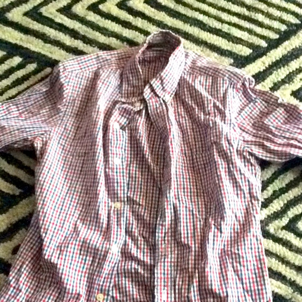 Vintage J.Crew quality woven  shirt cotton